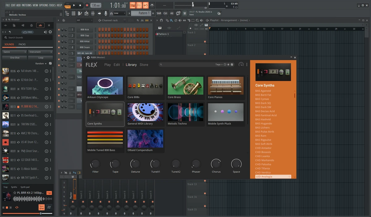 Создание музыкальных композиций FL Studio Producer Edition 26.1.1.5547 All Plugins Edition & FLEX Pack — изображение 2
