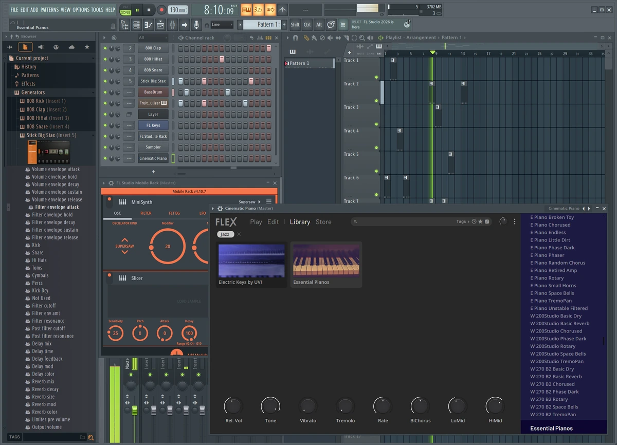 Создание музыкальных треков FL Studio Producer Edition 26.1.0.5530 All Plugins Edition & FLEX Pack by 7997 — изображение 2