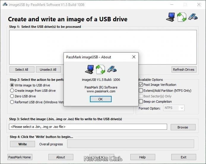 Создание образа USB-флешки - ImageUSB 1.5.1006 Portable — изображение 2