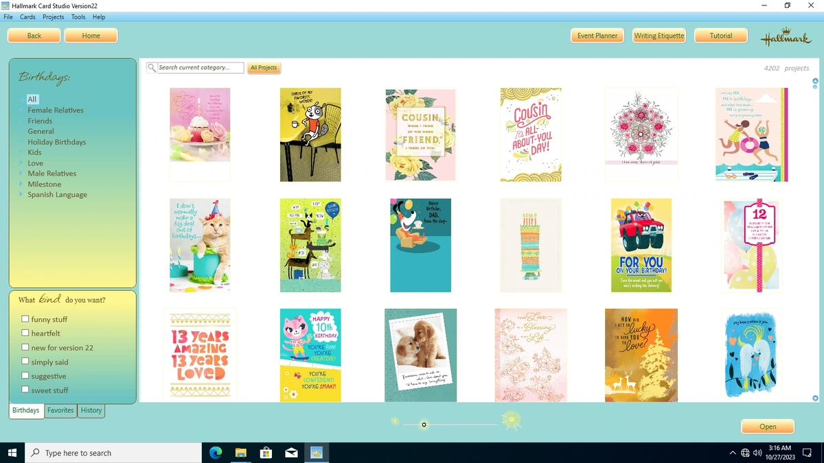Создание открыток Hallmark Card Studio 2022 Deluxe 22.0.1.2 — изображение 2