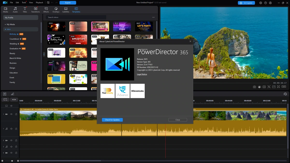 Создание профессиональных видеоматериалов CyberLink PowerDirector 365 23.4.1716.0 — изображение 2