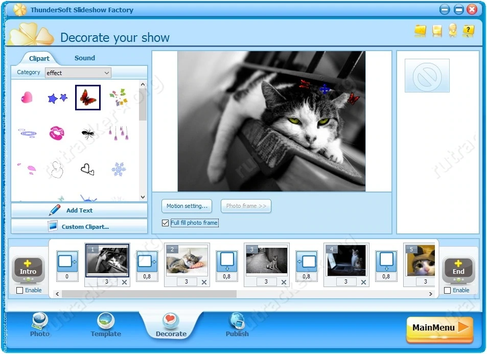 Создание слайд-шоу ThunderSoft Slideshow Factory 6.6.0 by elchupacabra — изображение 2