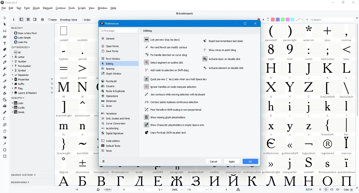 Создание уникальных шрифтов FontLab 8.4.1.8932 — изображение 2