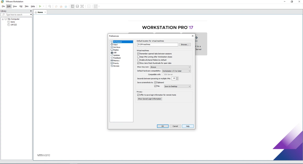 Создание виртуальных компьютеров VMware Workstation 17 Pro 17.6.4 Build 24832109 — изображение 2