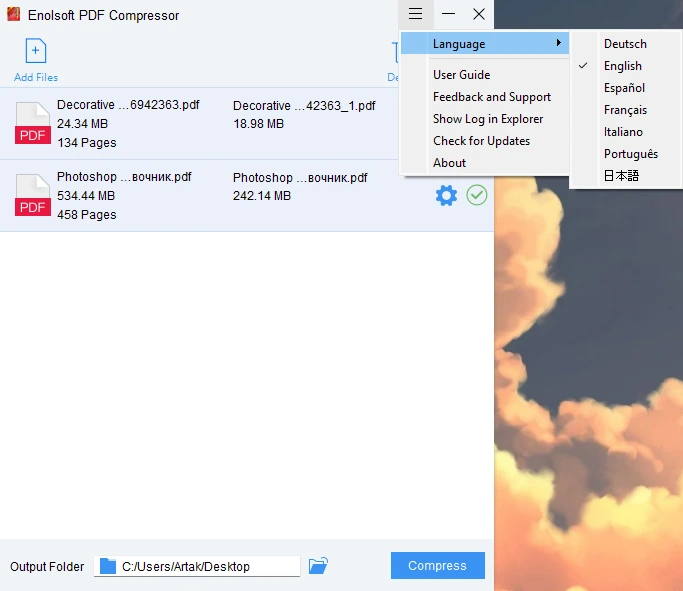 Сжатие PDF файлов PDF Compressor 2.2.0 — изображение 2