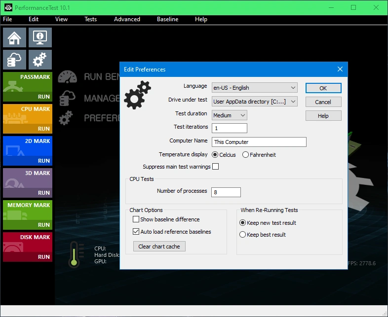 Тест производительности компьютера - PassMark PerformanceTest 10.1 Build 1004 RePack (& Portable) by elchupacabra — изображение 2