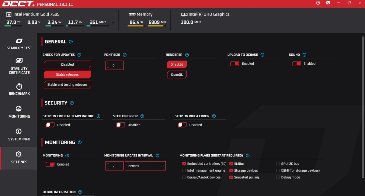 Тест видеокарты на предельной нагрузке OCCT 13.1.11.99 by elchupacabra — изображение 2