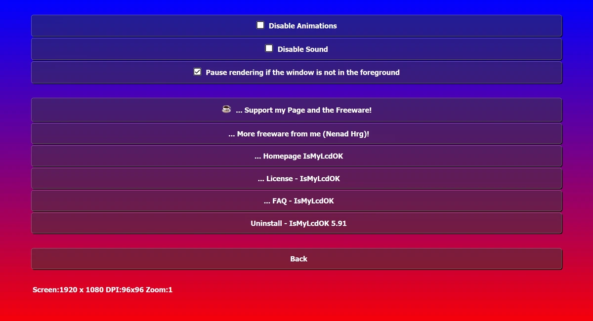 Тестирование монитора IsMyLcdOK 5.91 Portable — изображение 2