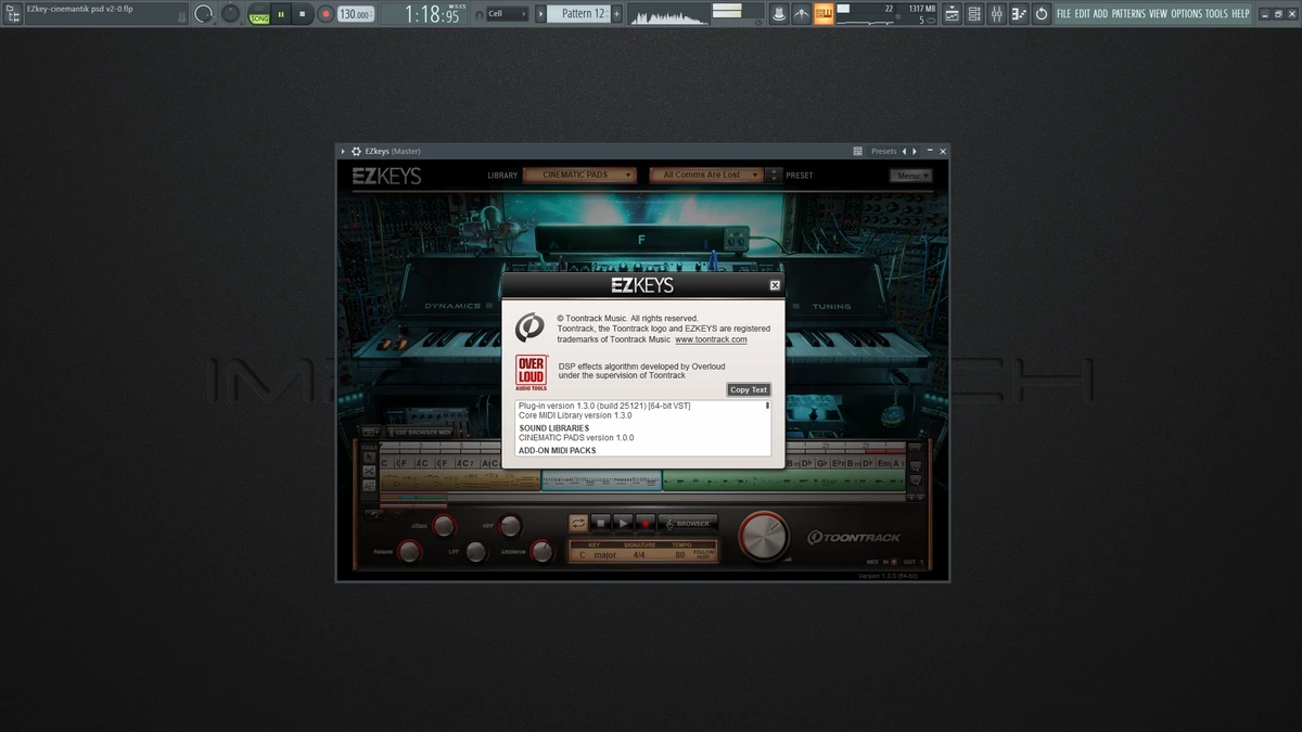 Toontrack - EZkeys Cinematic Pads 1.3.0 STANDALONE, VSTi, AAX (x86/x64) RePack by VR — изображение 2