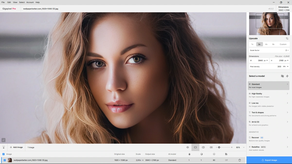 Качественное увеличение фото Topaz Gigapixel AI Pro 8.3.2 by KpoJIuK — изображение 2