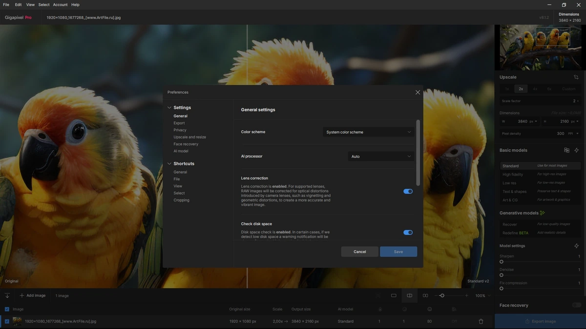 Редактор изображений Topaz Gigapixel AI 8.1.2 RePack by KpoJIuK — изображение 2