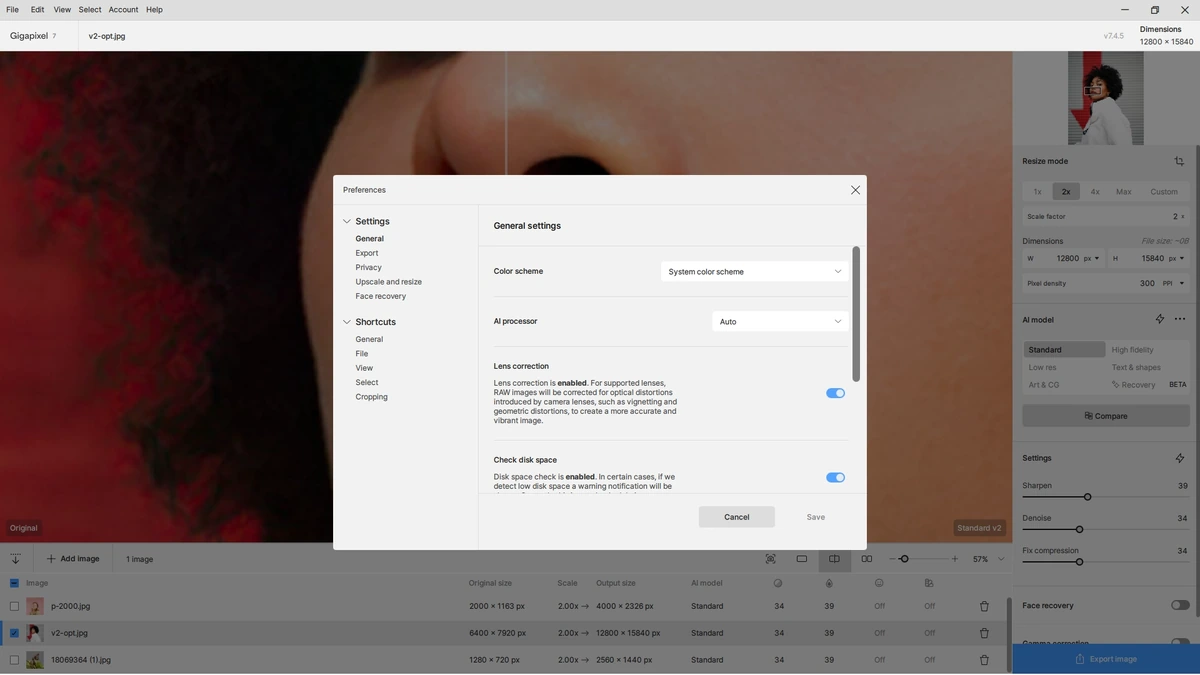 Масштабирование изображений Topaz Gigapixel AI 7.4.5 Beta (x64) Полная + Портативная версии by elchupacabra — изображение 2