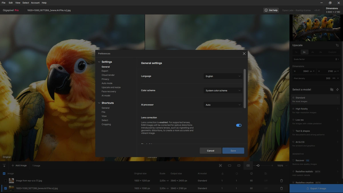 Topaz Gigapixel AI Pro 8.4.1 by KpoJIuK — изображение 2
