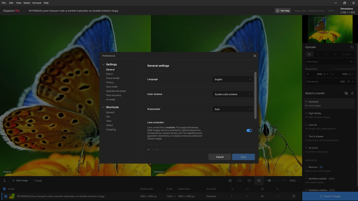 Topaz Gigapixel AI Pro 8.4.2 by KpoJIuK — изображение 2