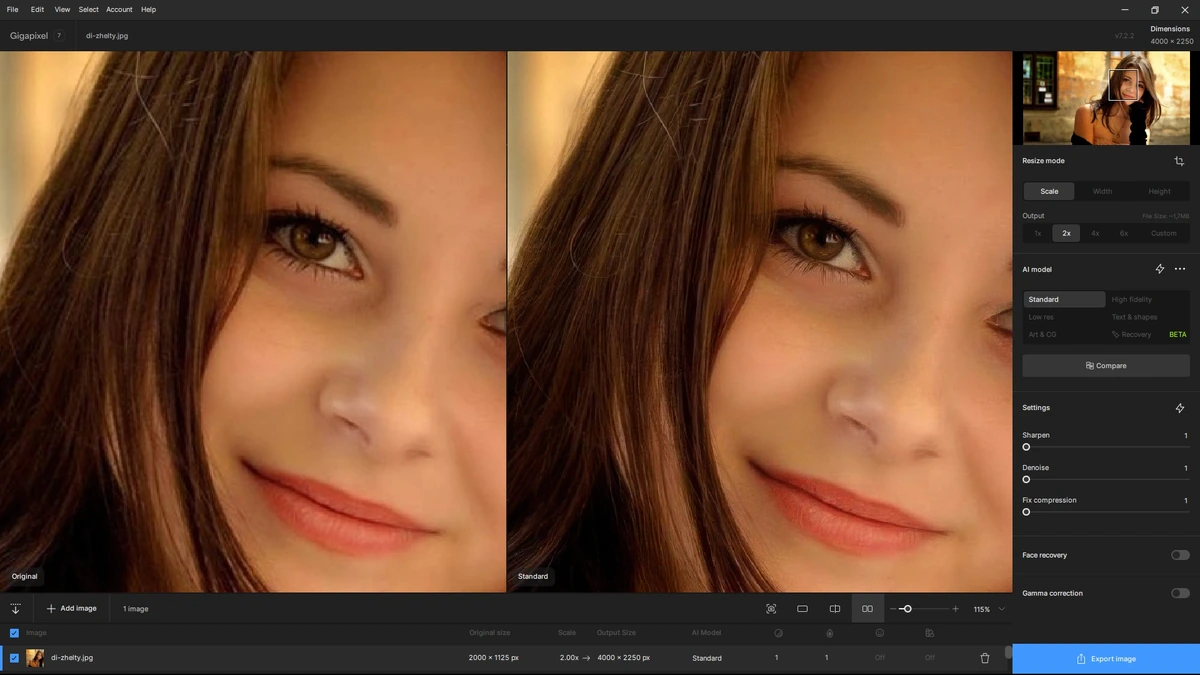 Topaz Gigapixel AI 7.2.2 (x64) — изображение 2