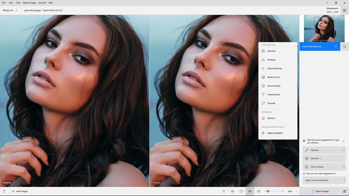 Topaz Photo AI 3.1.0 (x64) RePack by KpoJIuK — изображение 2