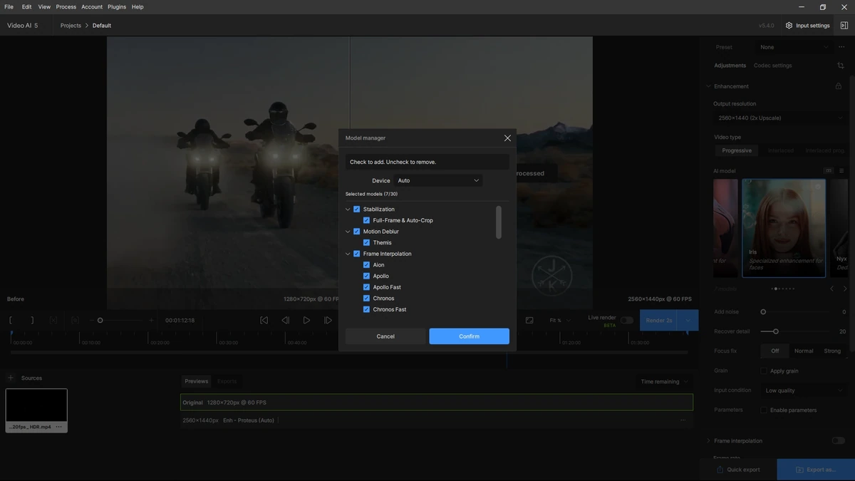 Видеоредактор Topaz Video AI 5.4.0 — изображение 2