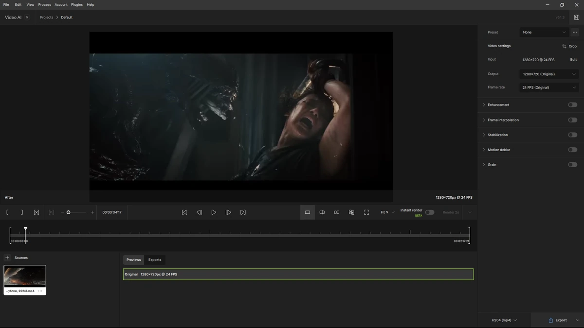 Topaz Video AI 5.1.3 — изображение 2