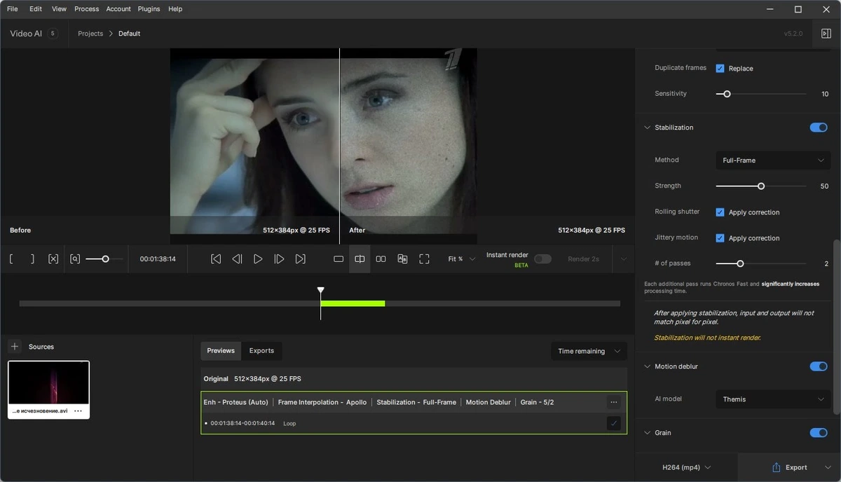 Topaz Video AI 5.2.0 (x64) Полная + Портативная версии by elchupacabra — изображение 2