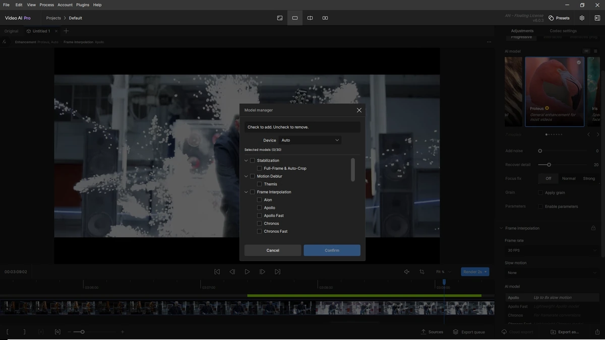 Редактор видео Topaz Video AI 6.0.3 — изображение 2