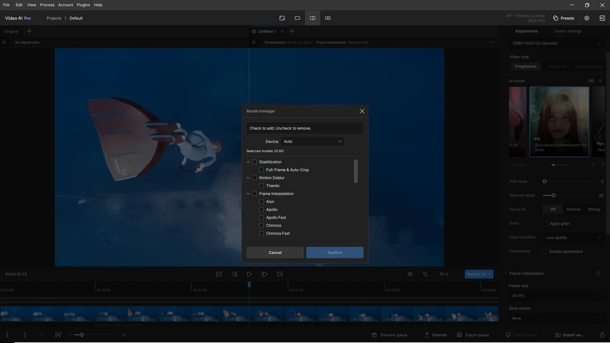 Topaz Video AI чистое увеличение видео Pro 6.0.4 Beta — изображение 2
