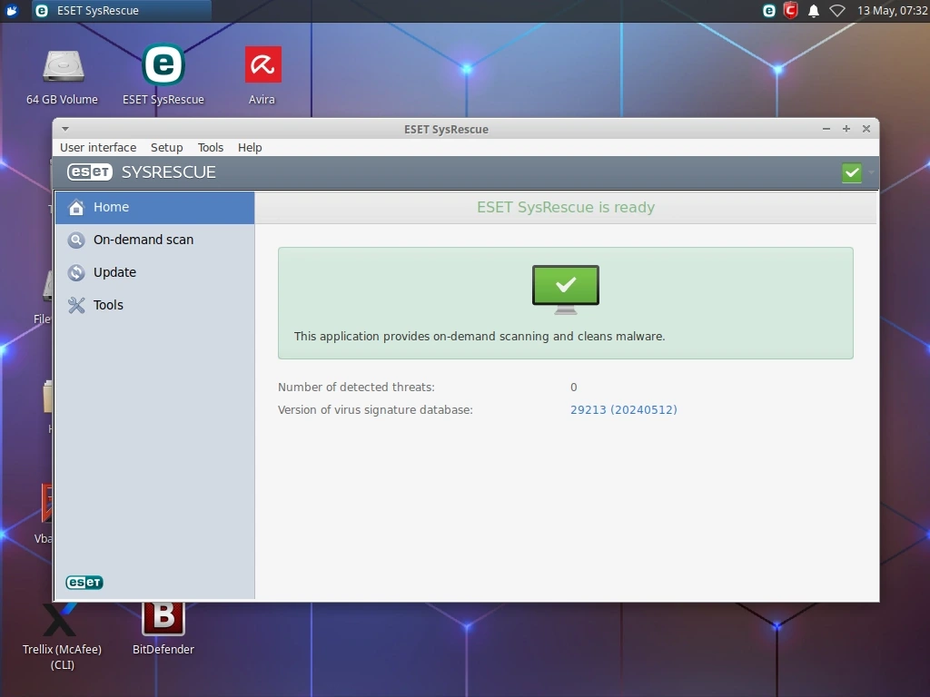 Антивирусный мультидиск UALinux RescuePack v.26.06 (Antivirus LiveDisk) (июнь 2026) — изображение 2