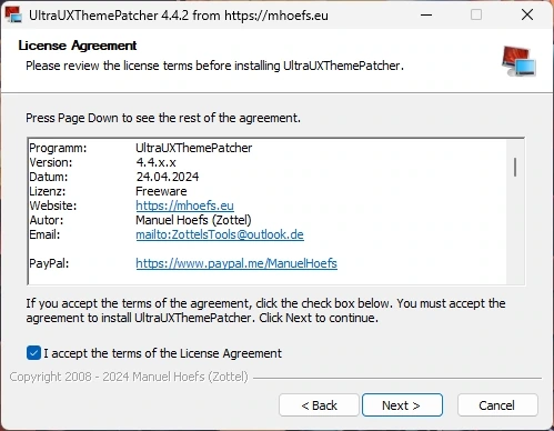 UltraUXThemePatcher 4.4.2 — изображение 2