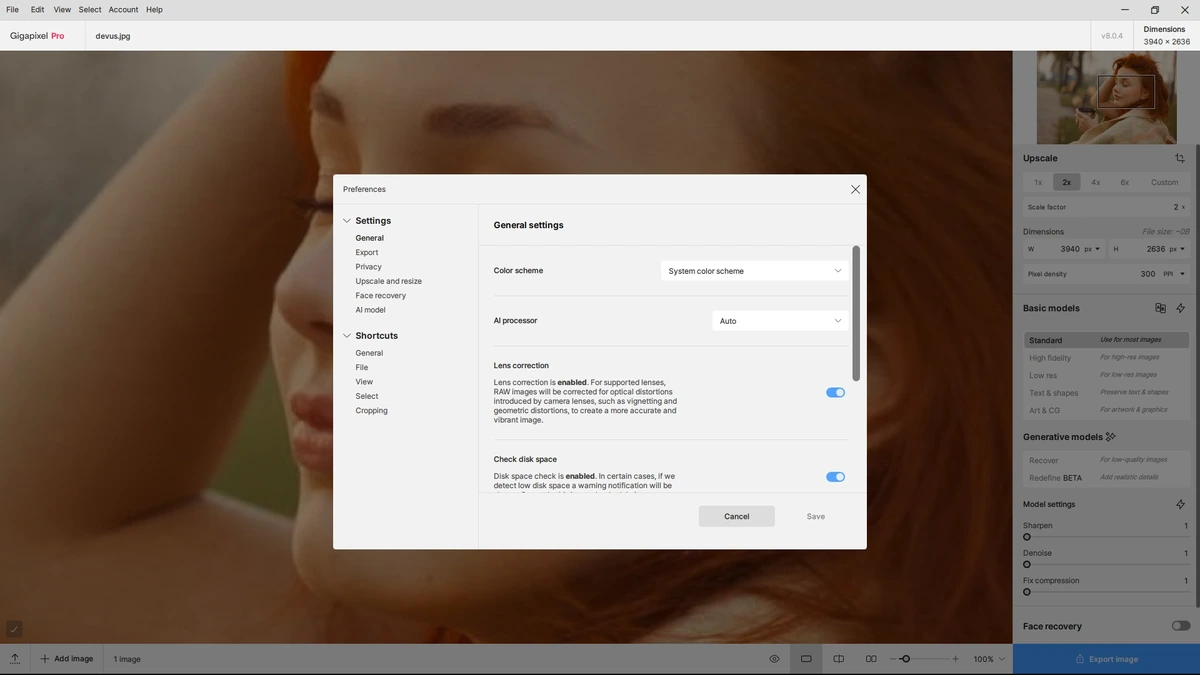 Умное увеличение изображений Topaz Gigapixel AI 8.0.4 Beta — изображение 2