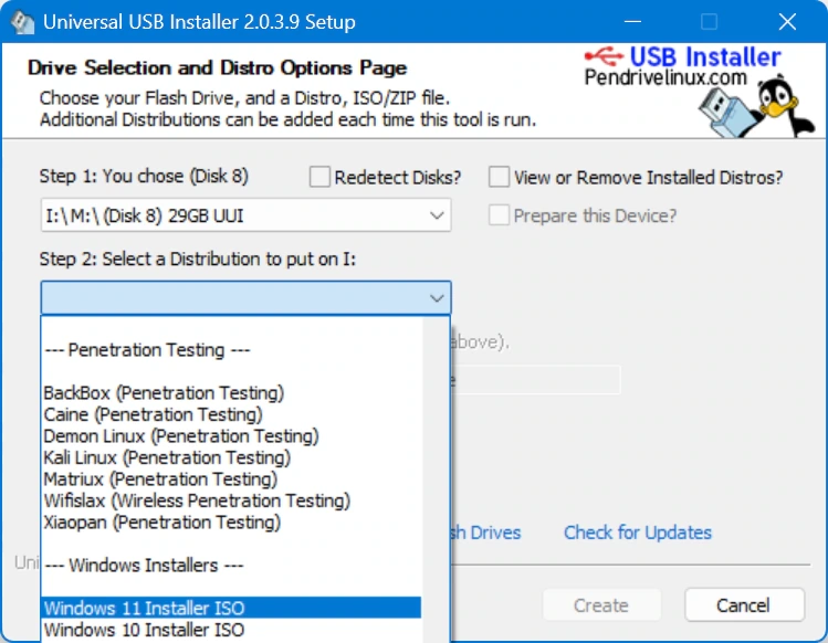 Universal USB Installer 2.0.3.9 Portable — изображение 2