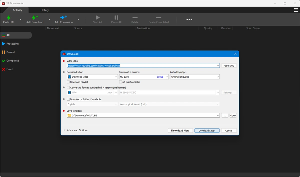Универсальный видеозагрузчик YT Downloader 10.6.3 — изображение 2