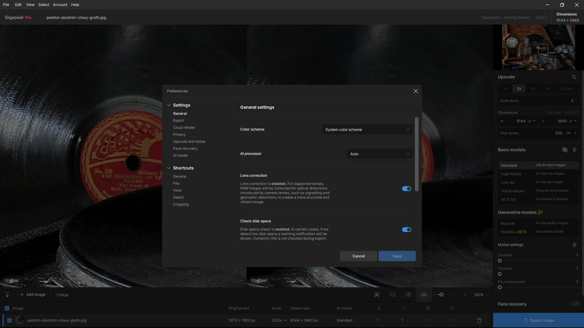 Увеличение фото Topaz Gigapixel AI 8.2.2 RePack by KpoJIuK — изображение 2