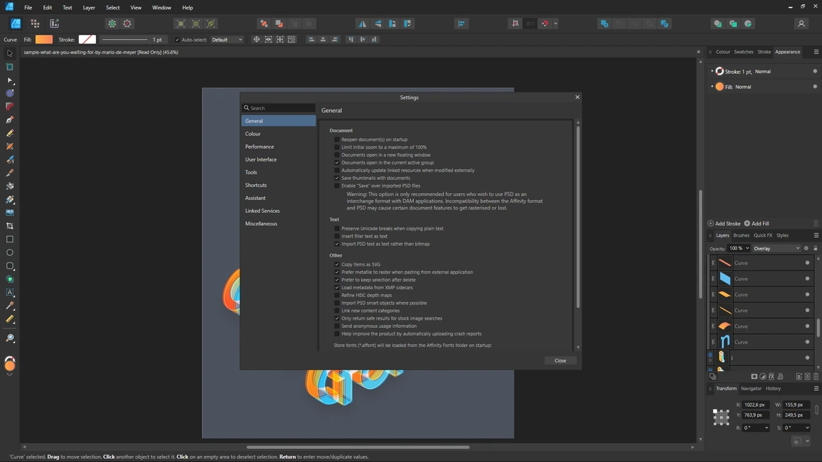 Векторный графический дизайн Serif Affinity Designer 2.5.6.2887 by elchupacabra — изображение 2