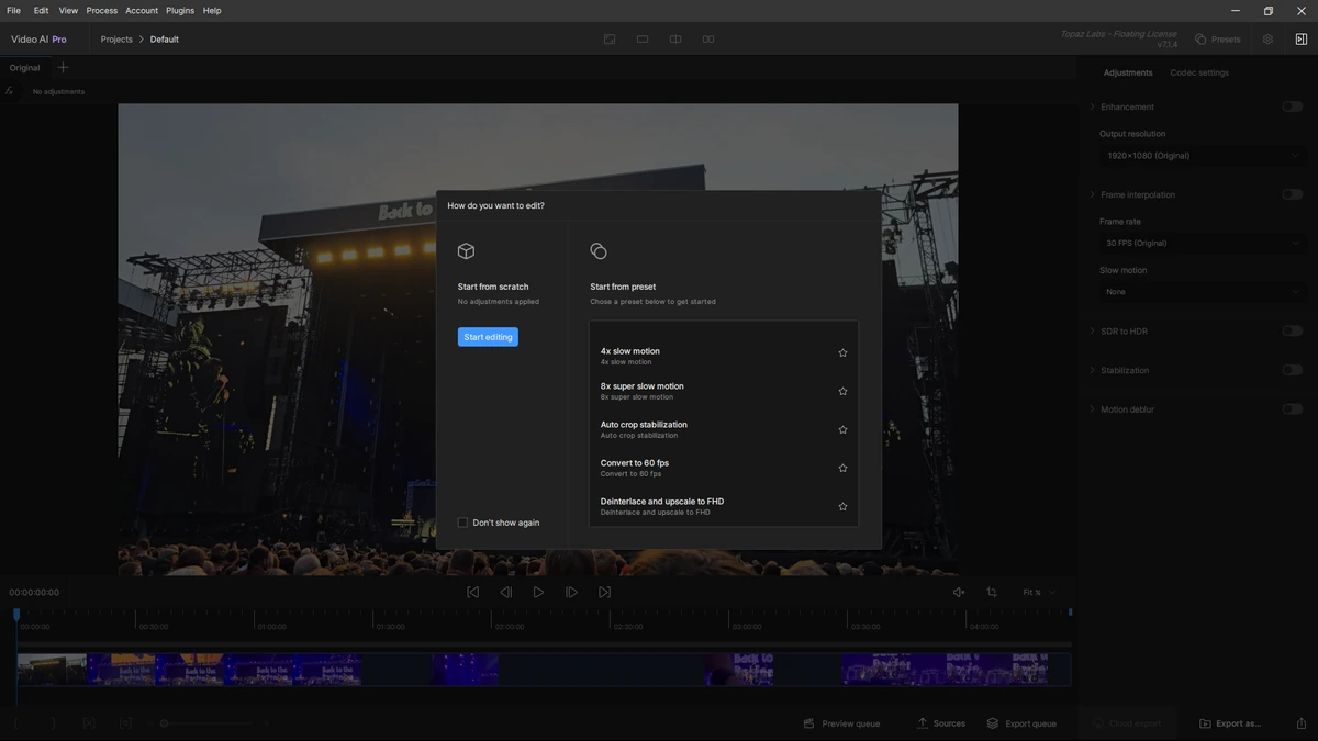 Видеоредактор Topaz Video AI 7.1.4 by KpoJIuK — изображение 2