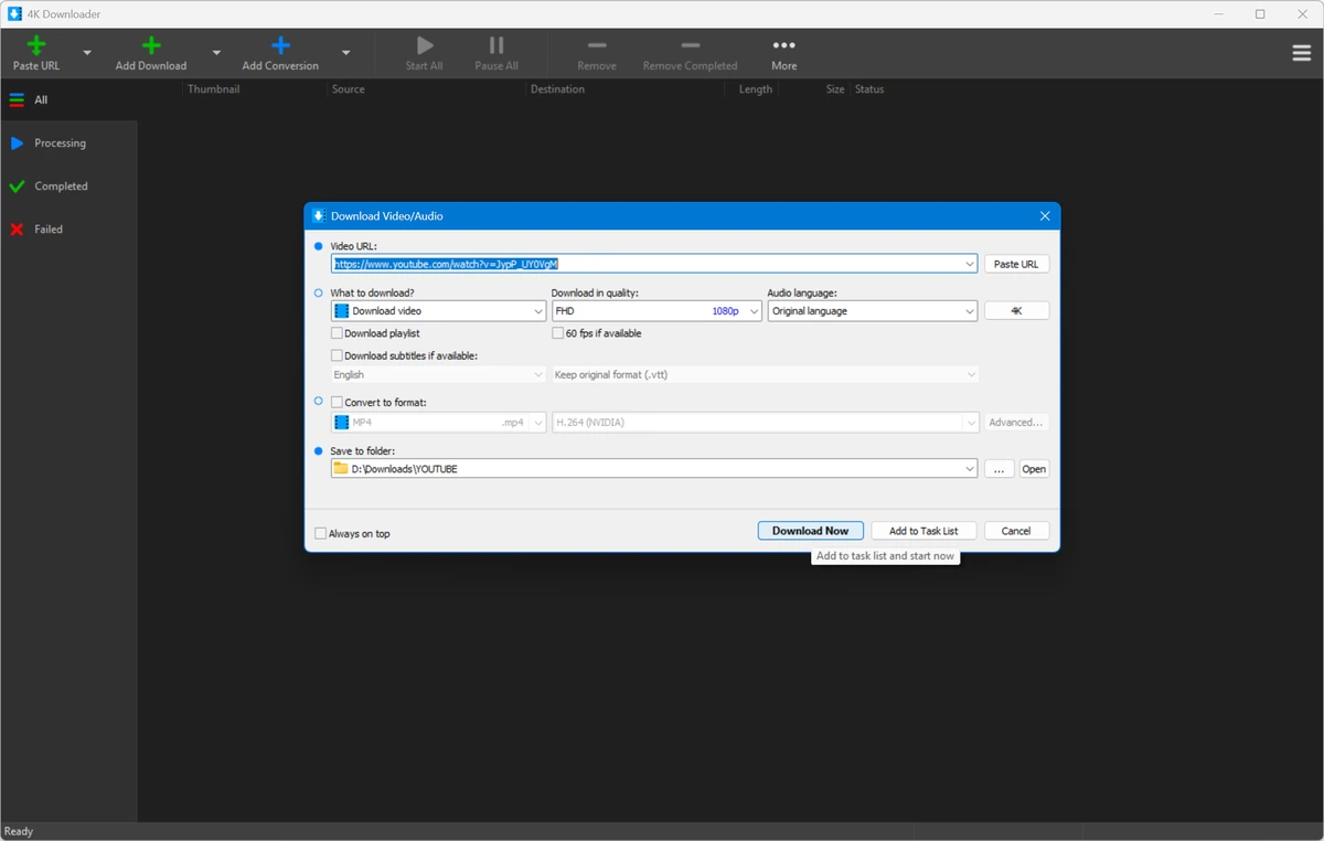 Видеозагрузчик 4K Downloader 6.5.0 — изображение 2