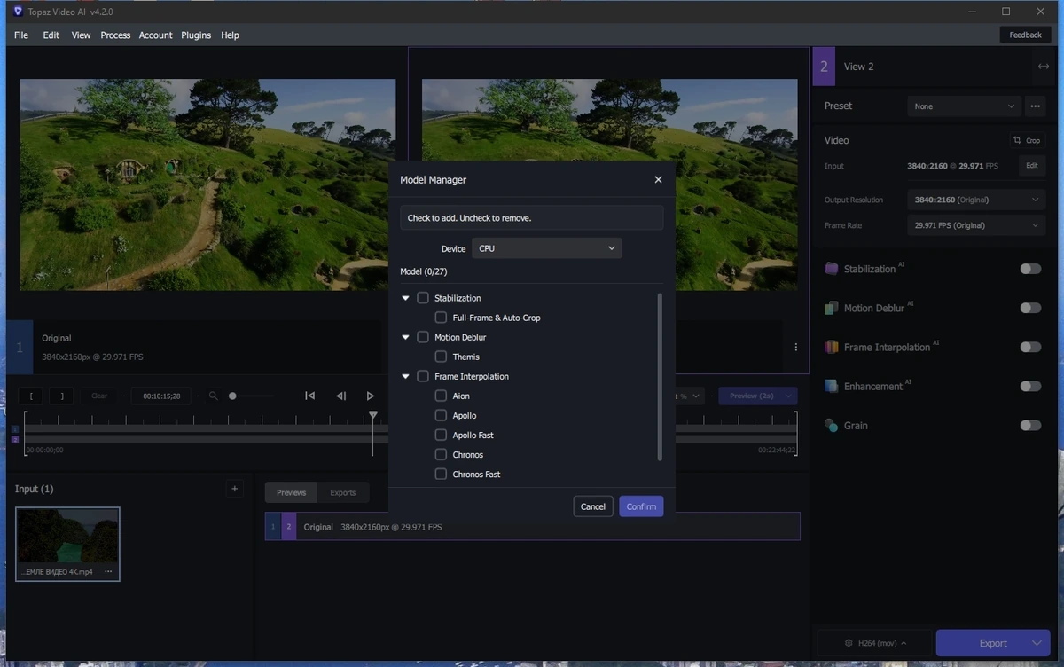 Восстановление видео Topaz Video AI 4.2.0 Полная + Портативная версии by elchupacabra — изображение 2