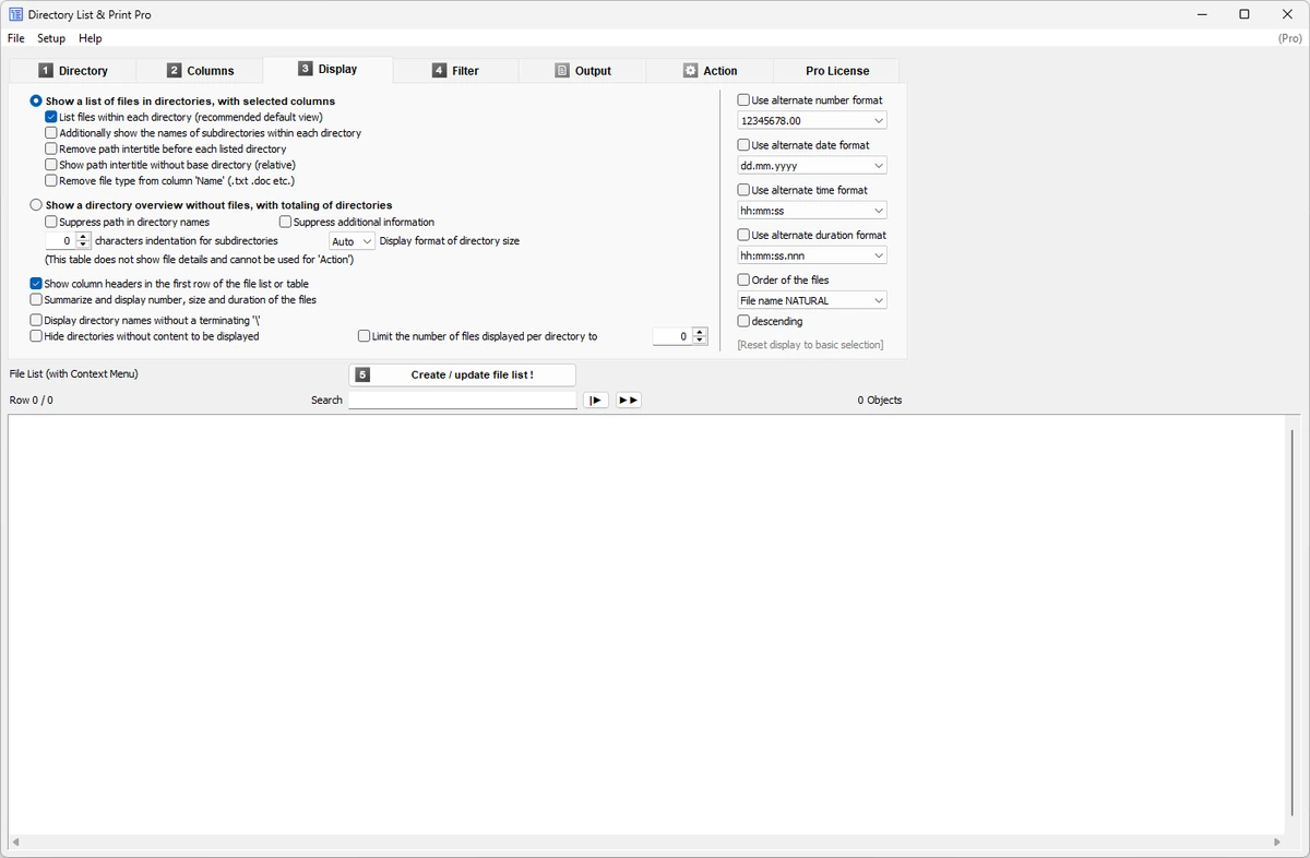 Вывод списка файлов Directory List & Print Pro 4.35 by elchupacabra — изображение 2