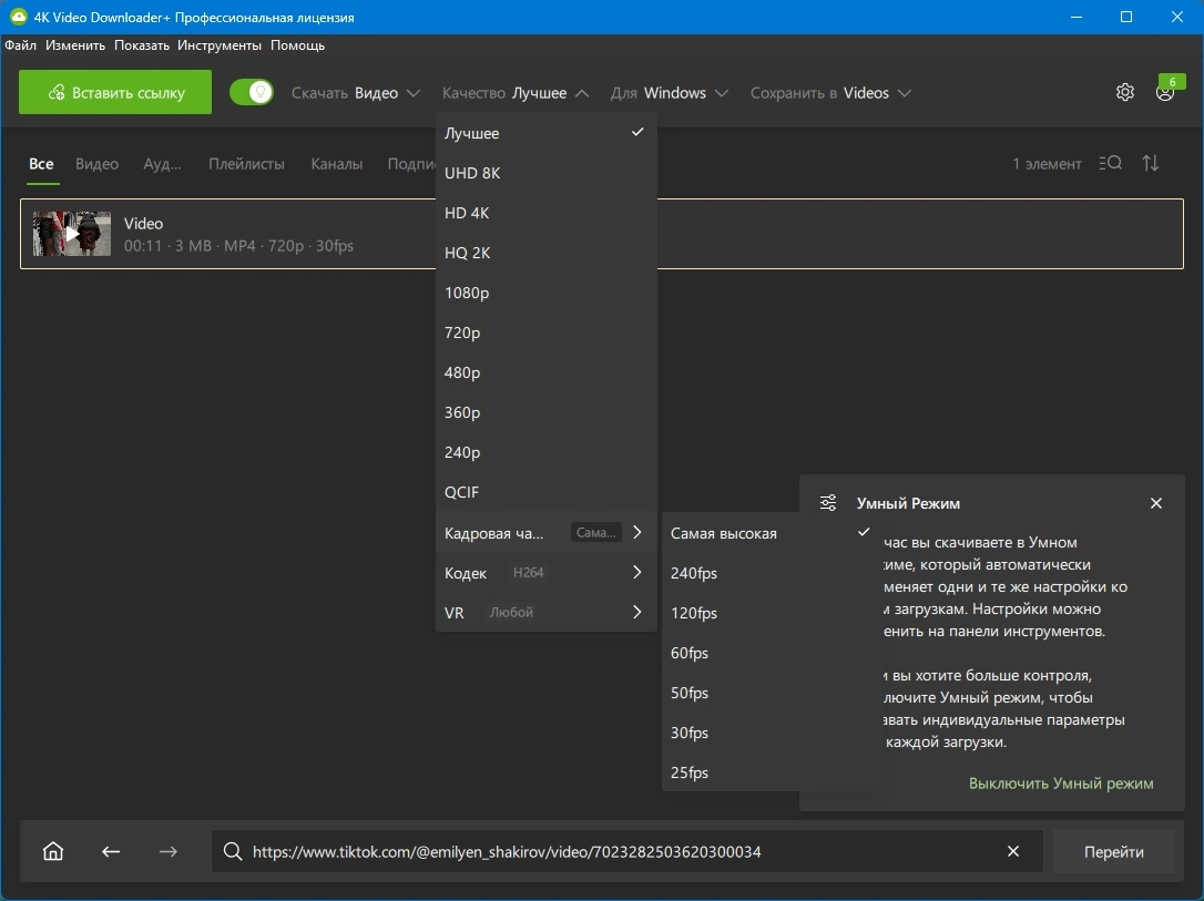 4K Video Downloader+ загрузчик видео 25.0.0.0182 by KpoJIuK — изображение 2
