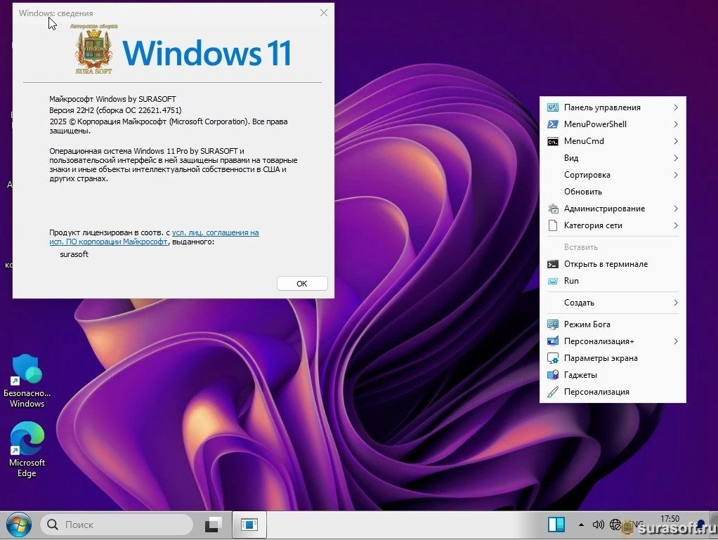 Windows 11 Русская 26100_22261_22361 by SURASOFT (v25.01.14) — изображение 2