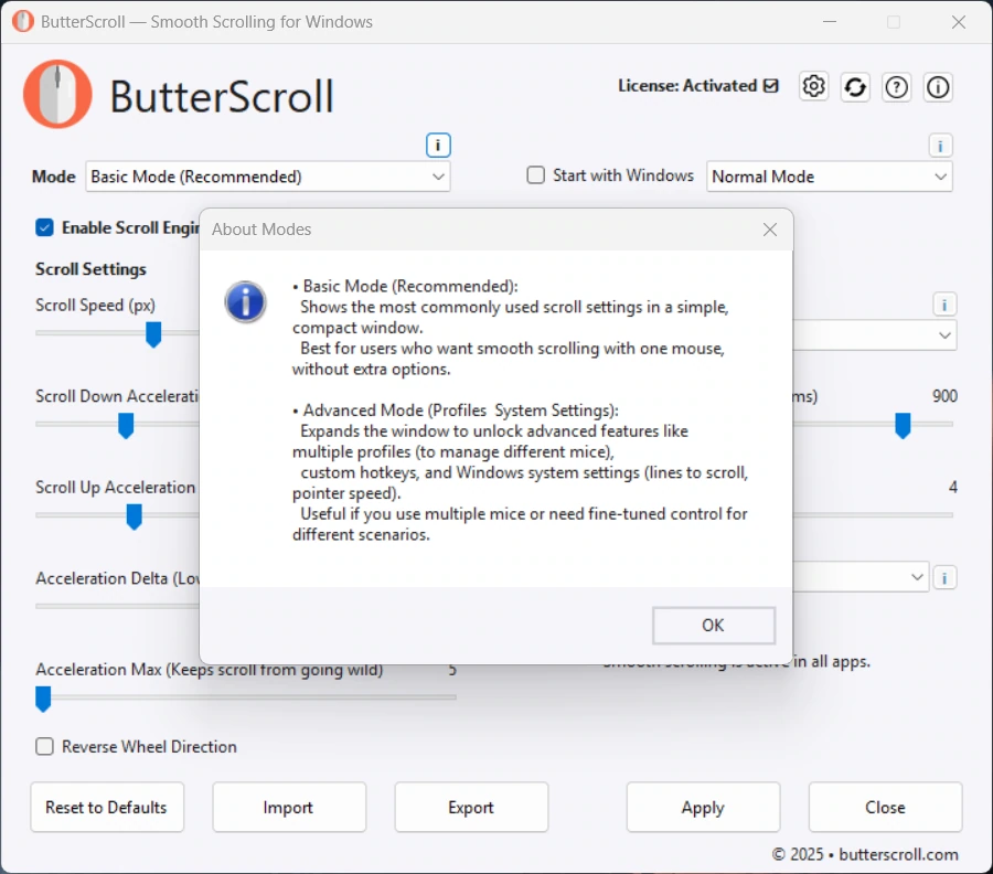 ButterScroll 1.5.2 — изображение 2