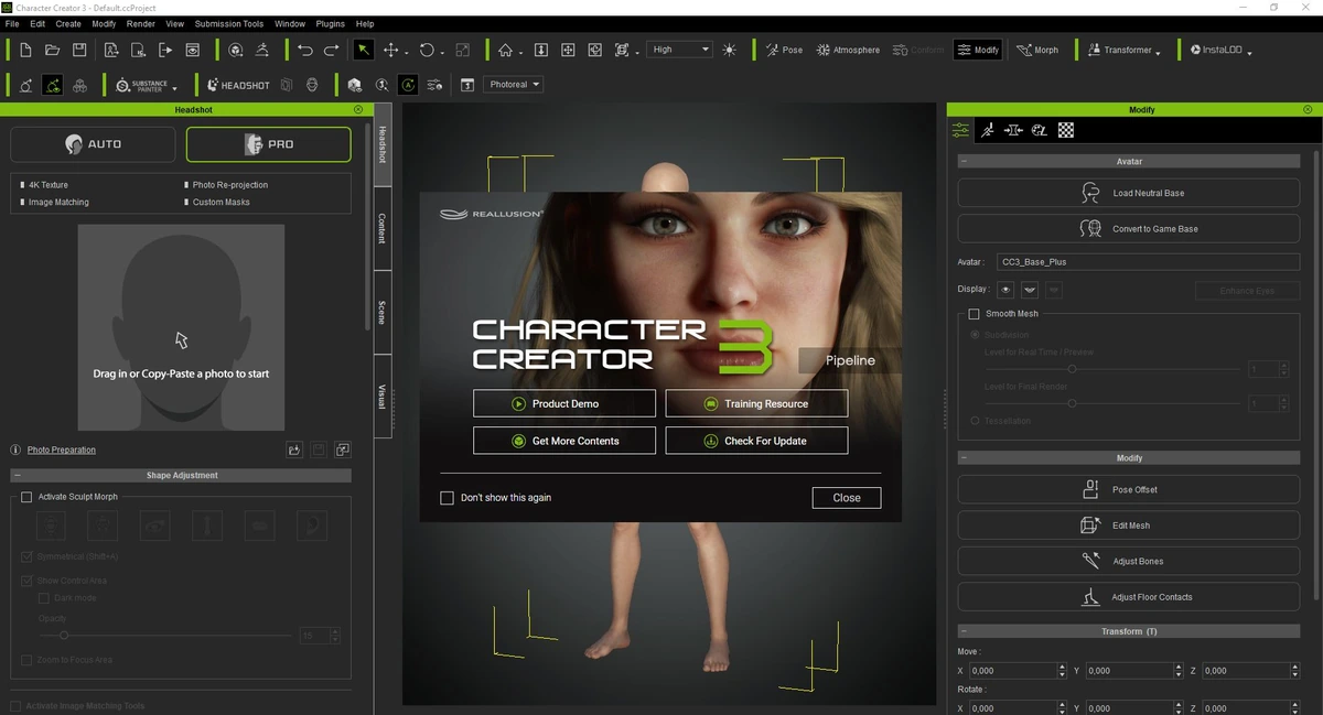 Character Creator 3.4 Build 39.24.1 Pipeline + Ultimate Pack — изображение 2