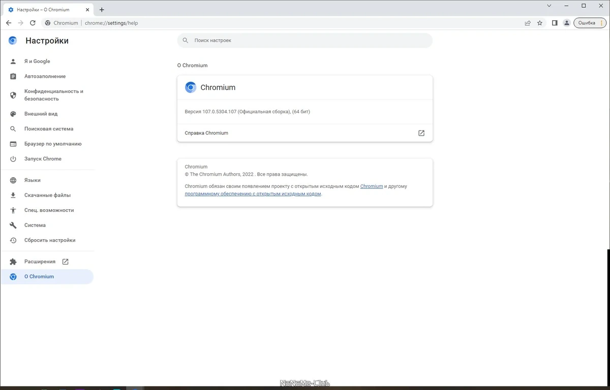 Chromium безопасный доступ в интернет 107.0.5304.107 + Portable — изображение 2
