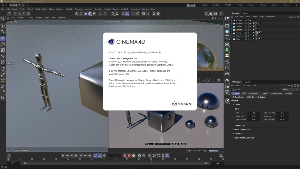 Cinema 4D 2024.2 + Redshift 3.5.24 RePack by vacuum34 — изображение 2
