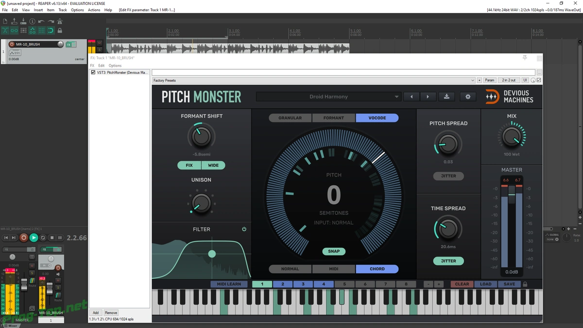 Devious Machines - Pitch Monster 1.2.3 VST, VST3, AAX (x86/x64) — изображение 2