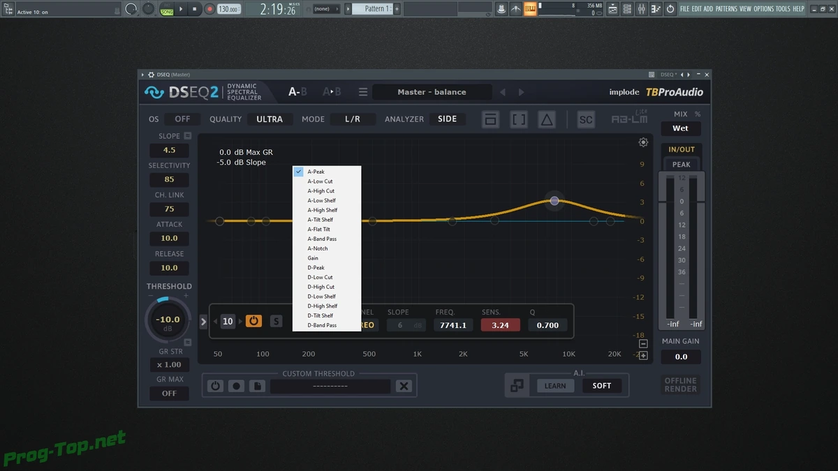 Динамический процессор - TBProAudio - DSEQ 2.0.0 VST, VST3, RTAS, AAX (x86/x64) — изображение 2