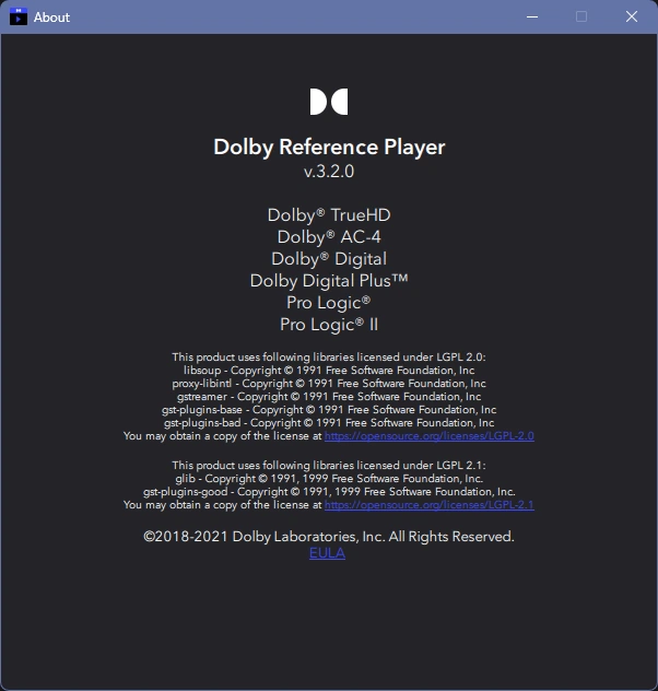 Dolby Reference Player 3.2.0 — изображение 2