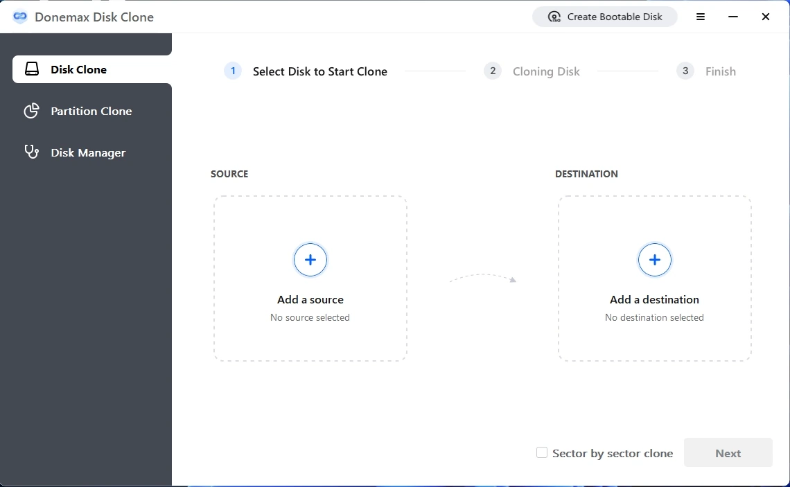 Donemax Disk Clone 2.1 — изображение 2