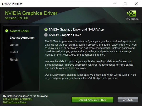 Драйвер для видеокарты NVIDIA GeForce Desktop Game Ready 576.80 WHQL + DCH — изображение 2