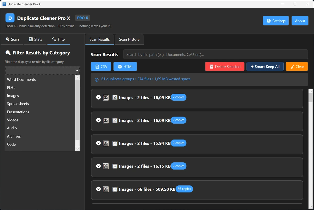 Duplicate Cleaner Pro X 1.2.0 RePack — изображение 2