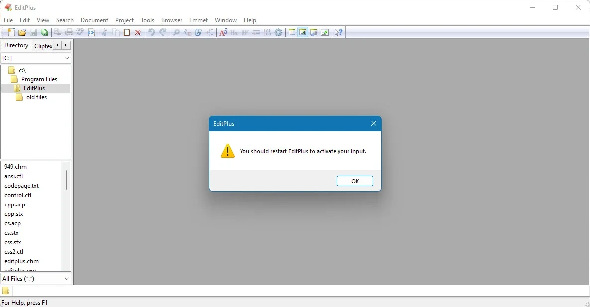 EditPlus 6.0.0 build 0632 — изображение 2