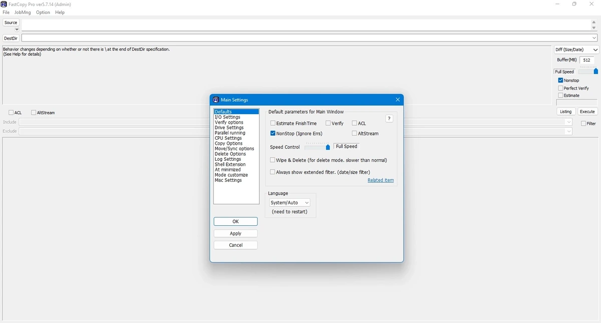 FastCopy Pro 5.7.14 — изображение 2